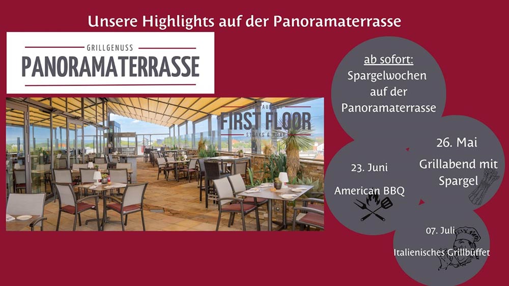 Grillbüffet Terrasseneröffnung
